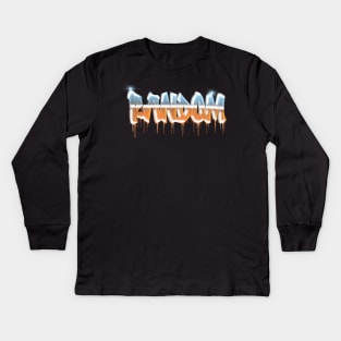 Random Graffiti Kids Long Sleeve T-Shirt